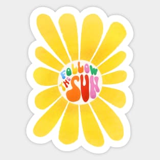 Follow The Sun Sticker